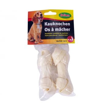 REF - B0082X SNACK DOGS WHITE BONE KNOTTED - 1