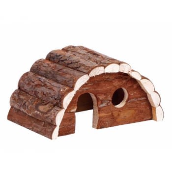 REF - B02084 RODENTS ROUND WOODEN HOUSE