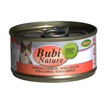 REF - B09020 CAT WET FOOD BUBI NATURE TUNA AND SHRIMPS