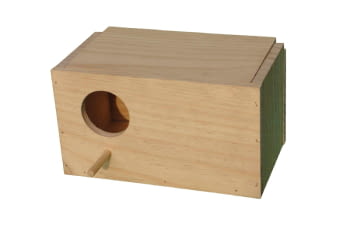 REF - CA005002 PARAKEETS WOODEN NEST