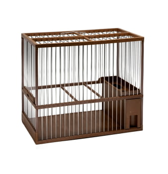 REF - 1004.3 LARGE COMPETITION CAGE GALVANIZED IRON BROWN COLOUR